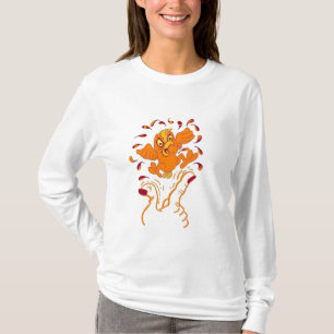 Camiseta Pássaro alaranjado