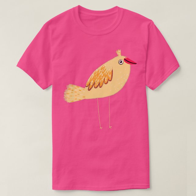 Camiseta Pássaro Amarelo (Frente do Design)