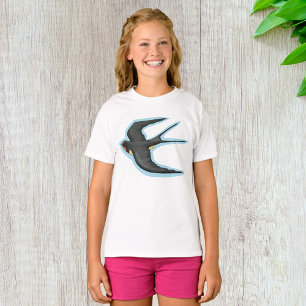 Camiseta Pássaro Andorinha Voando