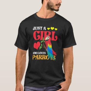 Camiseta Passaro Animal Tropical da Selva Exótico Arara Pap