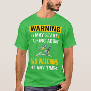 Camiseta Pássaro Assistindo Birdwatcher Ornithology