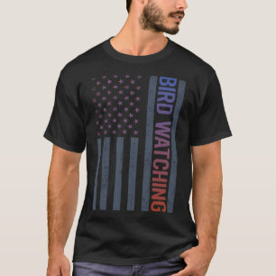 Camiseta Pássaro Assistindo Birdwatcher Ornithology