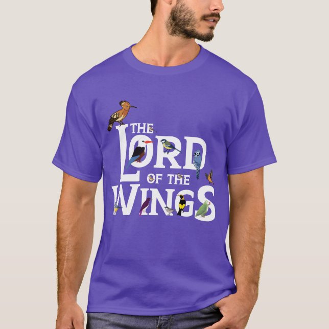 Camiseta Pássaro assistindo pombo-do-pássaro (Frente)