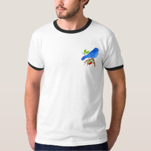 Camiseta Pássaro azul