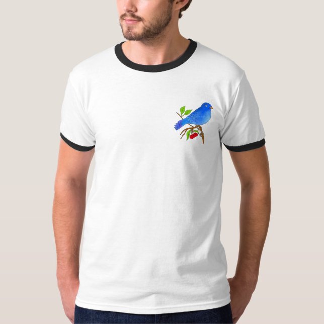 Camiseta Pássaro azul (Frente)