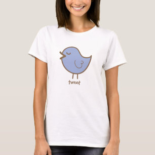 Camiseta pássaro azul