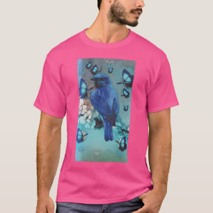 Camiseta Pássaro Azul