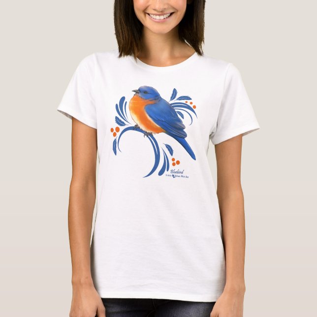 Camiseta Pássaro Azul (Frente)