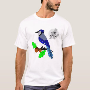 Camiseta Pássaro Azul bonito