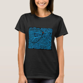 Camiseta Pássaro Azul Indiano Kuna