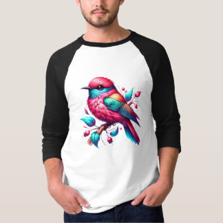 Camiseta pássaro bonito
