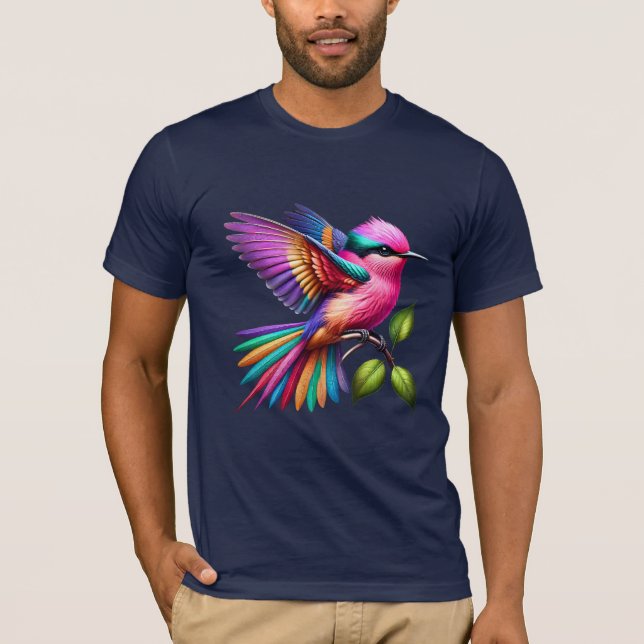 Camiseta pássaro bonito (Frente)