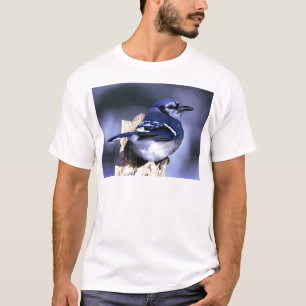 Camiseta Pássaro bonito de Jay azul
