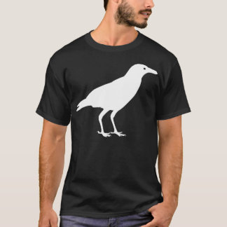Camiseta Pássaro branco do corvo