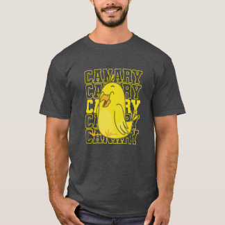 Camiseta Pássaro Canário Amarelo engraçado
