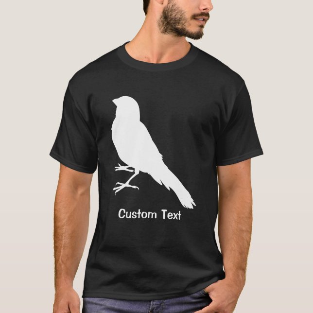 Camiseta Pássaro Canário Permanente (Frente)
