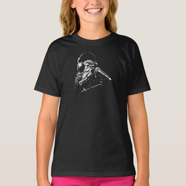 Camiseta Pássaro Cantando (Frente)