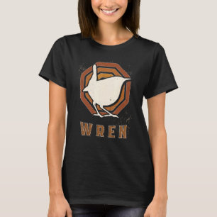 Camiseta Pássaro Carriça Vintage Retro Clássico Amor Animal
