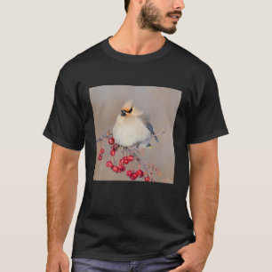 Camiseta Pássaro-cera-boêmio no inverno, Canadá