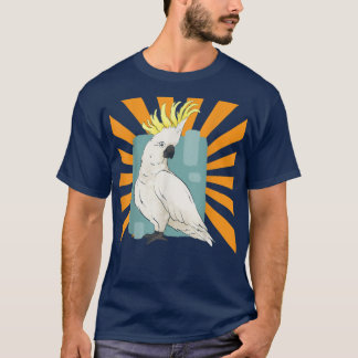 Camiseta Pássaro Cockatoo Realista