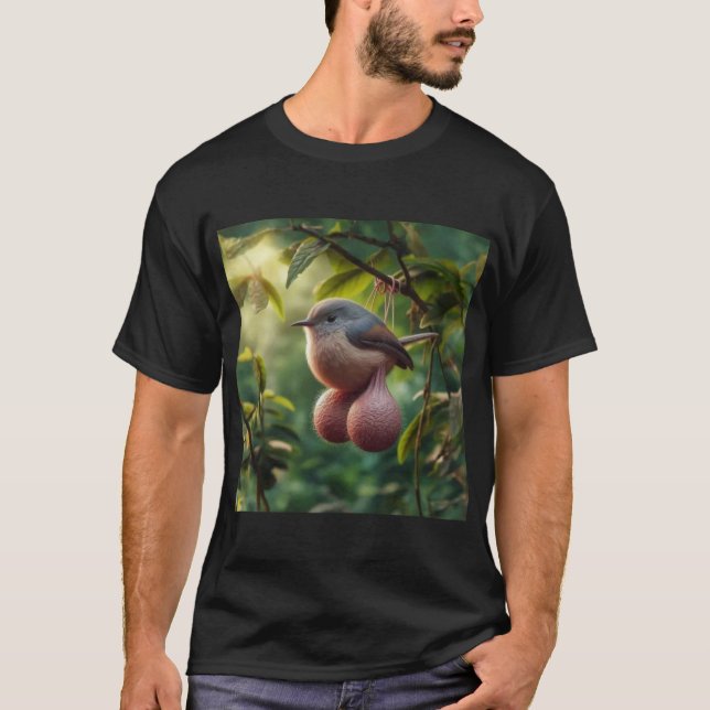 Camiseta Pássaro com bolas (Frente)