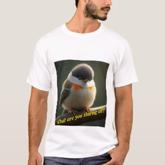 Camiseta Pássaro Cortado