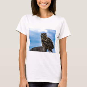 Camiseta Pássaro Coruja Penas Animal Nature Destino Paz Amo
