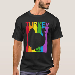 Camiseta Pássaro Cotovelo-Cotovelo-Turco