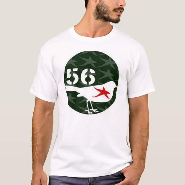 Camiseta Pássaro da perseguição 56 (Frente)