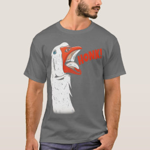 Camiseta Pássaro da Vida Selvagem Gansos Engraçados