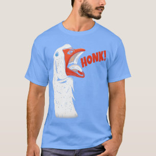 Camiseta Pássaro da Vida Selvagem Gansos Engraçados