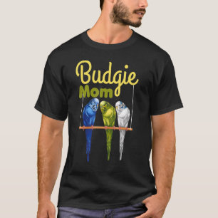 Camiseta Pássaro de Birding Bugerigar do Orador do Ortogenh