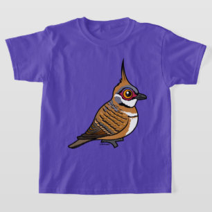Camiseta Pássaro de Cartoon Birdoravante Spinifex Pigeon