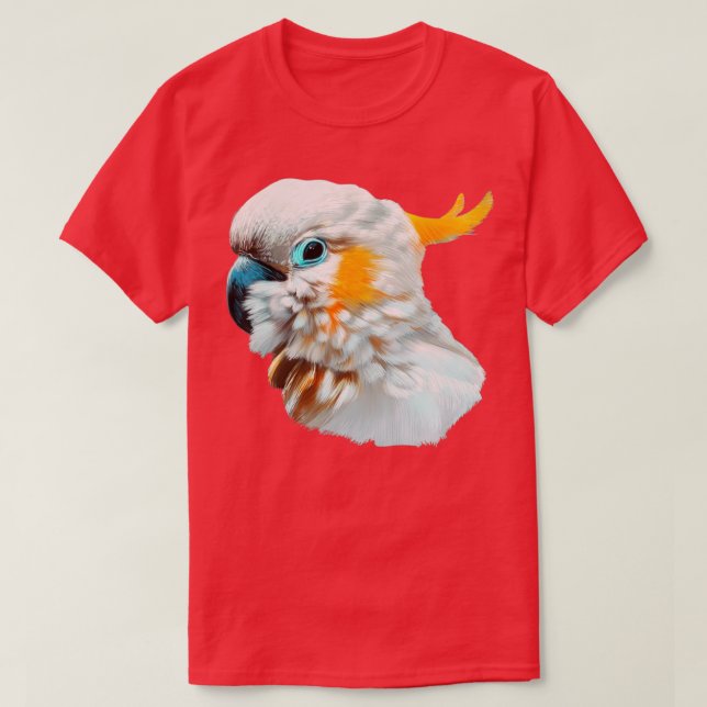 Camiseta Pássaro de Cockatoo 1 (Frente do Design)