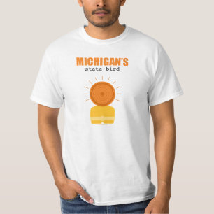 Camiseta Pássaro de estado de Michigan