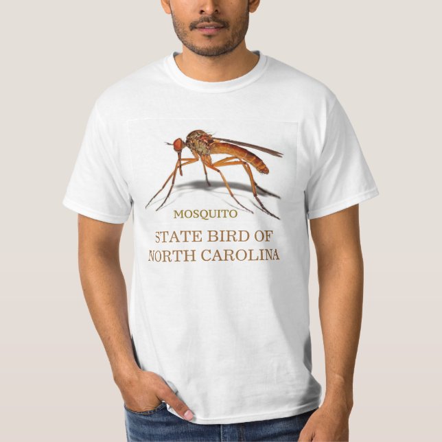 CAMISETA PÁSSARO DE ESTADO DE NORTH CAROLINA: O MOSQUITO (Frente)