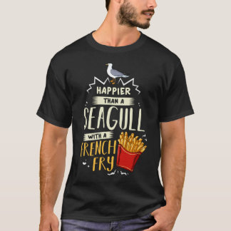 Camiseta Pássaro de Gaivota Marinha