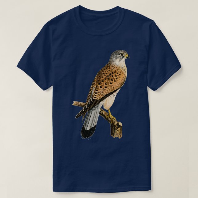 Camiseta Pássaro de Kestrel da presa (Frente do Design)