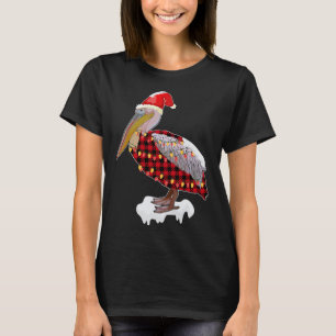 Camiseta Pássaro de Natal Pelican Hat Figurume Bird Love