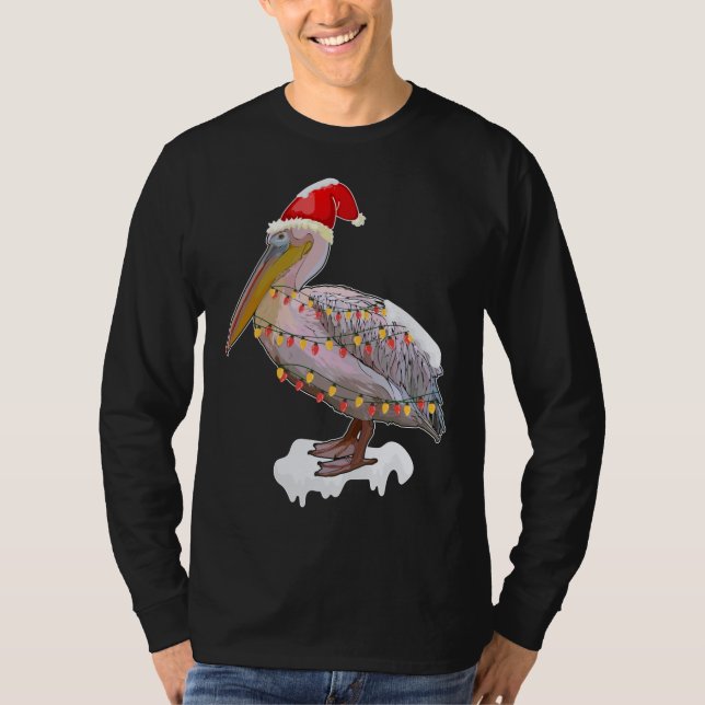 Camiseta Pássaro de Natal Pelican Hat Figurume Bird Love (Frente)