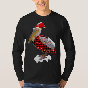 Camiseta Pássaro de Natal Pelican Hat Figurume Bird Love
