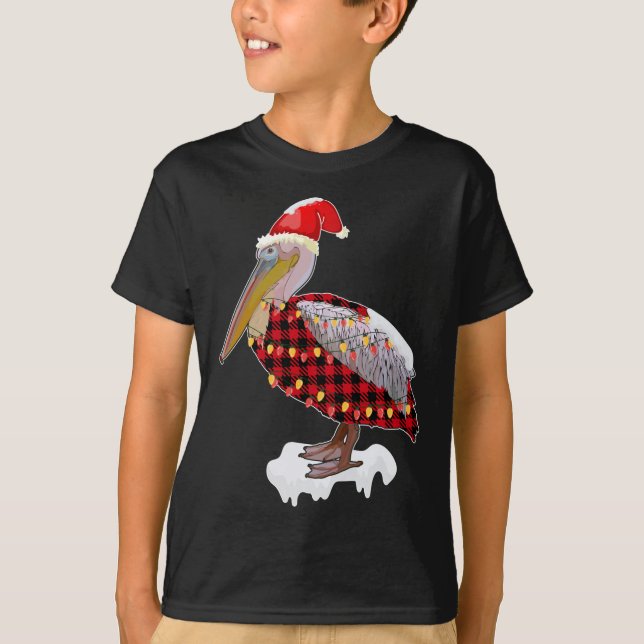 Camiseta Pássaro de Natal Pelican Hat Figurume Bird Love (Frente)