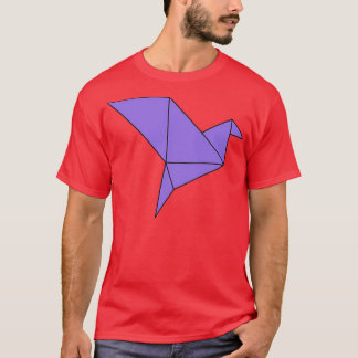 Camiseta Pássaro de Origami Geométrico 4