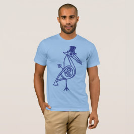 Camiseta Pássaro de Steampunk