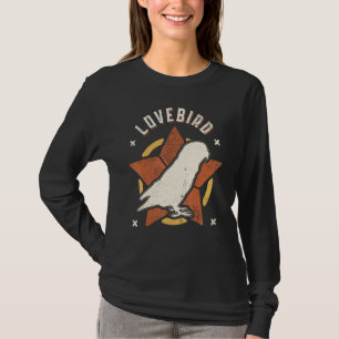 Camiseta Pássaro do Amor Vintage Retro Clássico Animal