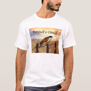 Camiseta Pássaro do cuco do Coucal de Burchell