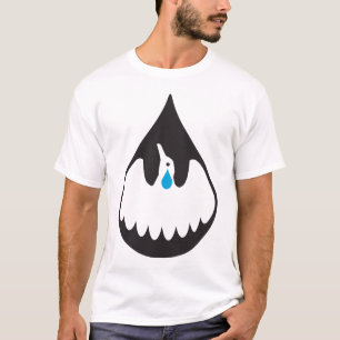 Camiseta Pássaro do derramar de óleo