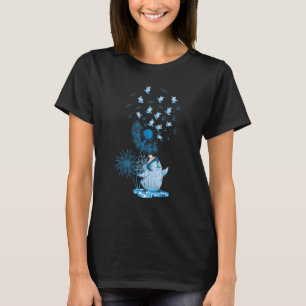 Camiseta Pássaro-do-jardim zoológico da Antártica Pinguim