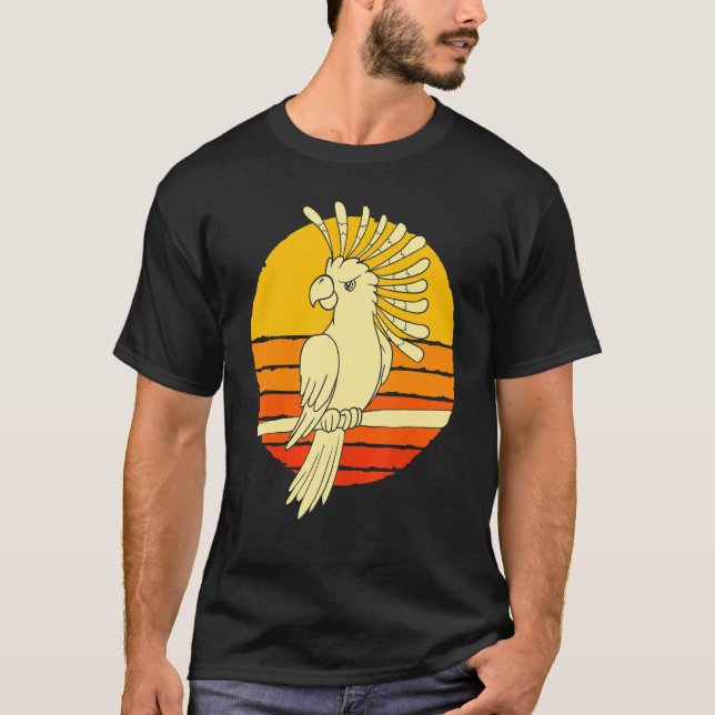 Camiseta Pássaro-do-papagaio-pássaro-do-pássaro (Frente)