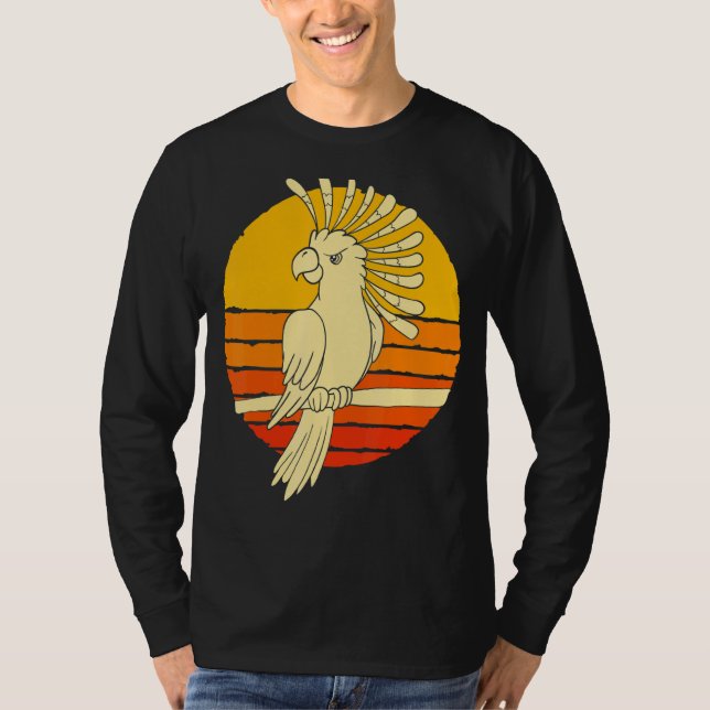 Camiseta Pássaro-do-papagaio-pássaro-do-pássaro (Frente)